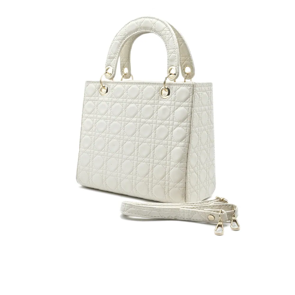 Astric crossbody Hand Bag - White, view 3