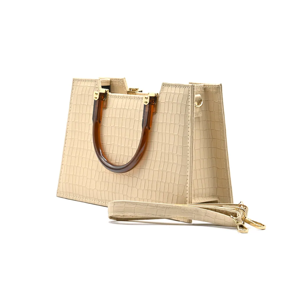 Atek - Cross Body Bag - Beige, view 3