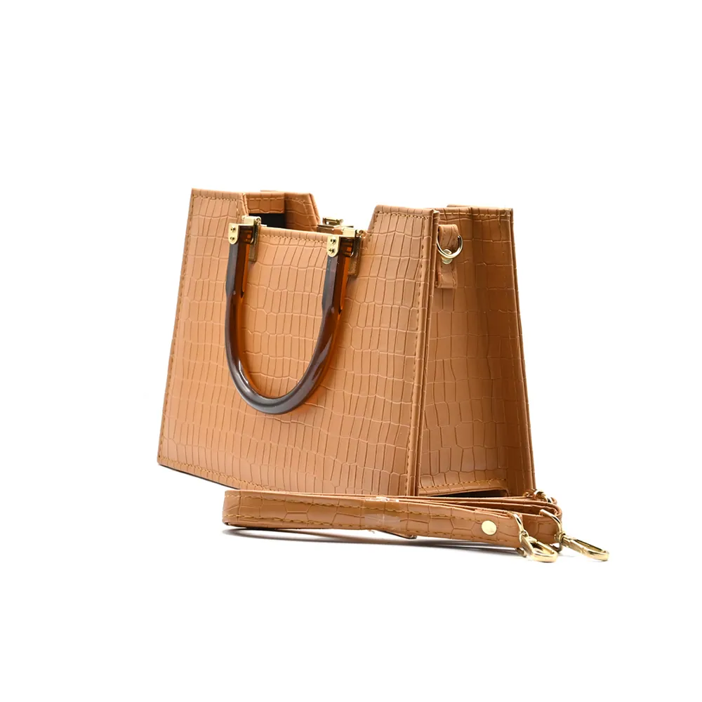 Atek - Cross Body Bag - Brown, view 3