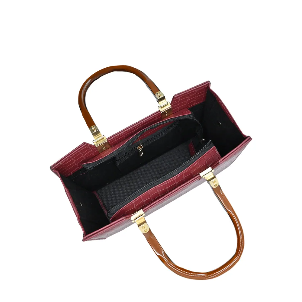 Atek - Cross Body Bag - Mehroon, view 5