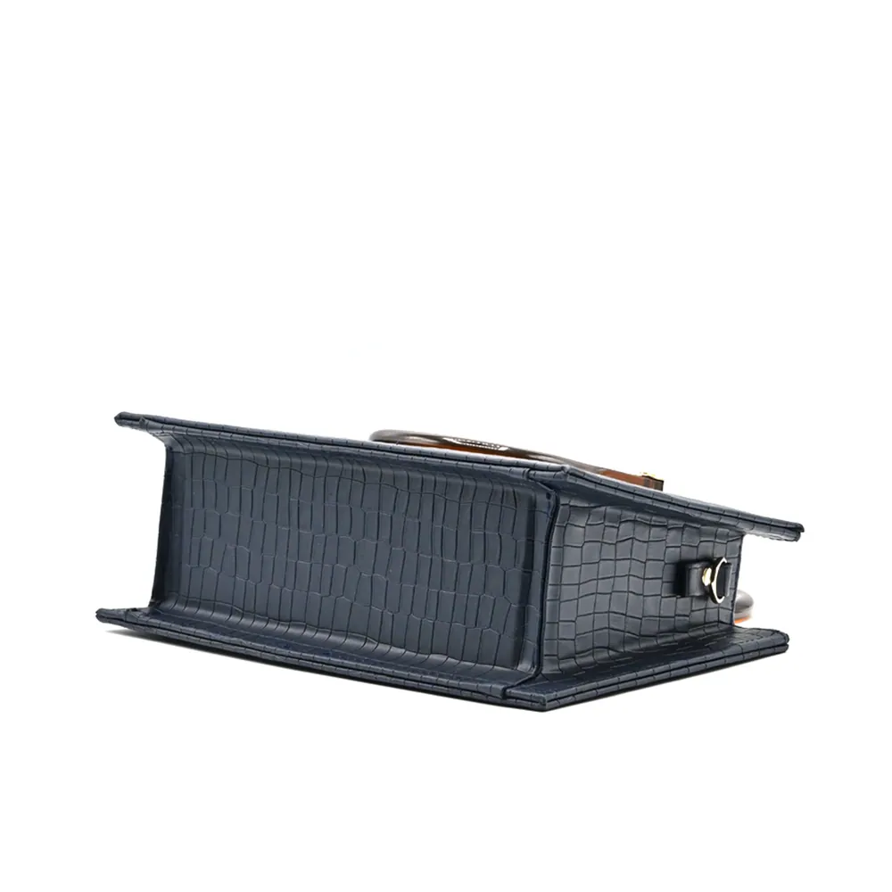 Atek - Cross Body Bag - Navy Blue, view 4