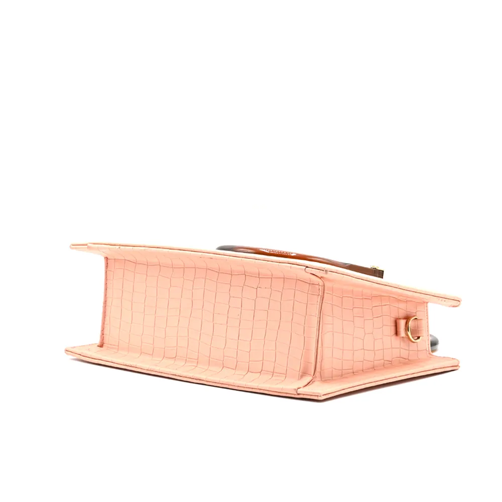 Atek - Cross Body Bag - Peach, view 4