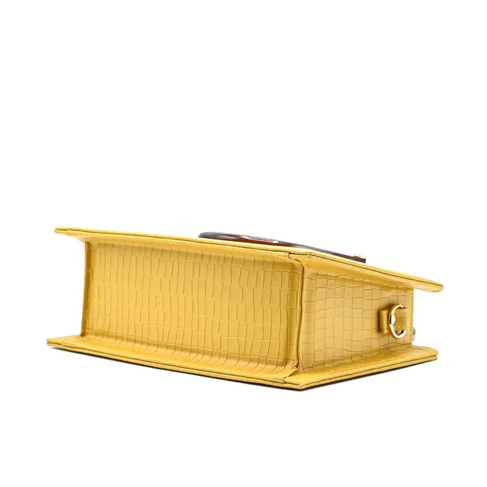 Atek - Cross Body Bag - Yellow, view 4