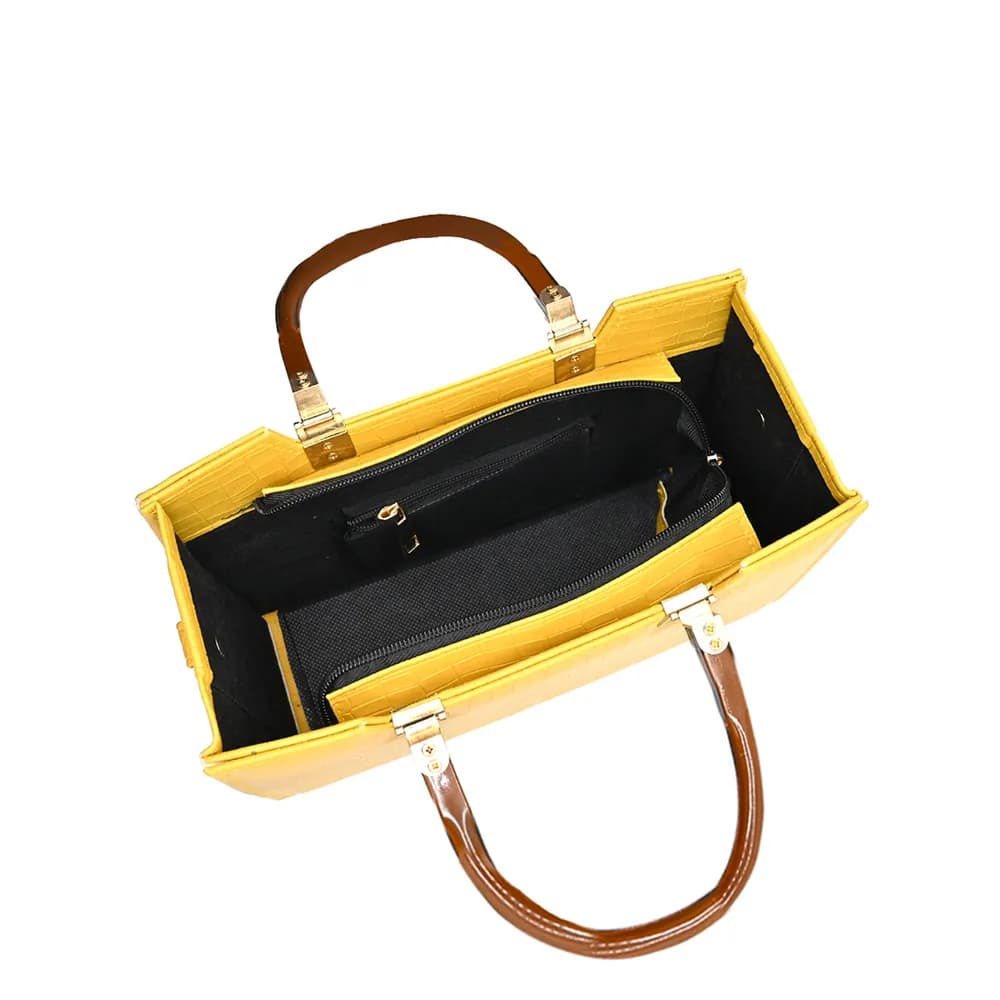 Atek - Cross Body Bag - Yellow, view 5