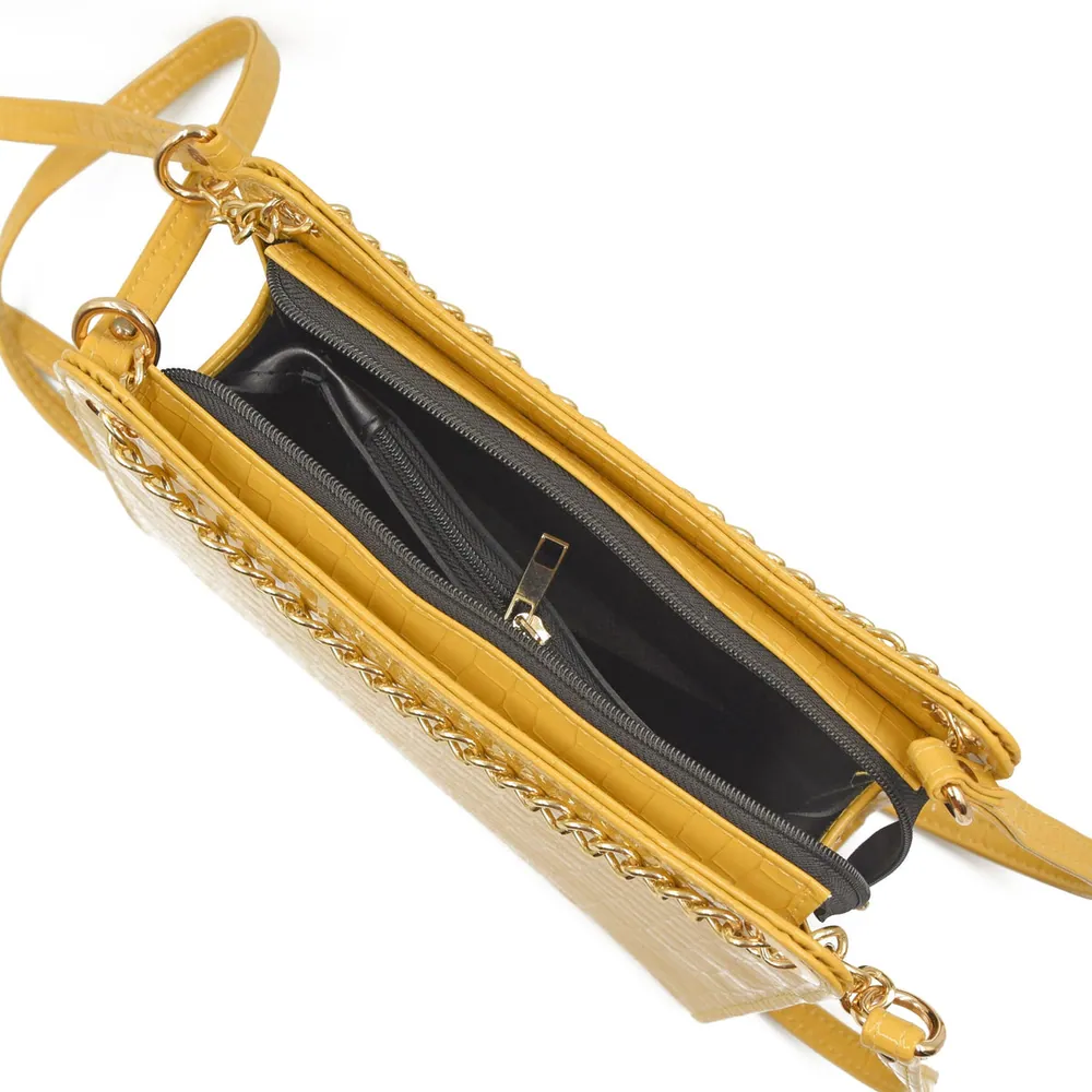 Belleza Crossbody Bag For Women - Mustard Yellow, view 4