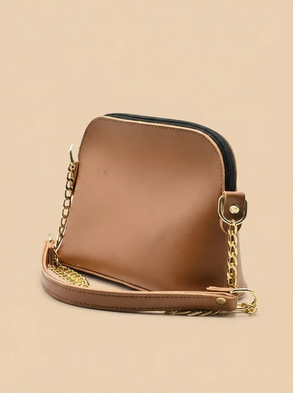 Christ crossbody chain Hand Bag - Brown, view 1