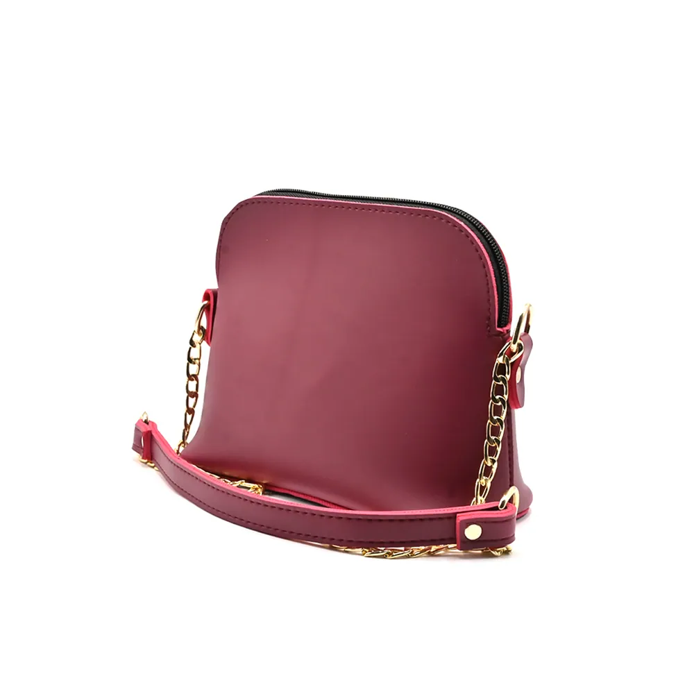 Christ crossbody chain Hand Bag - Mehroon, view 3