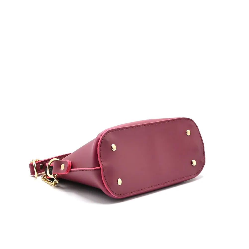 Christ crossbody chain Hand Bag - Mehroon, view 4