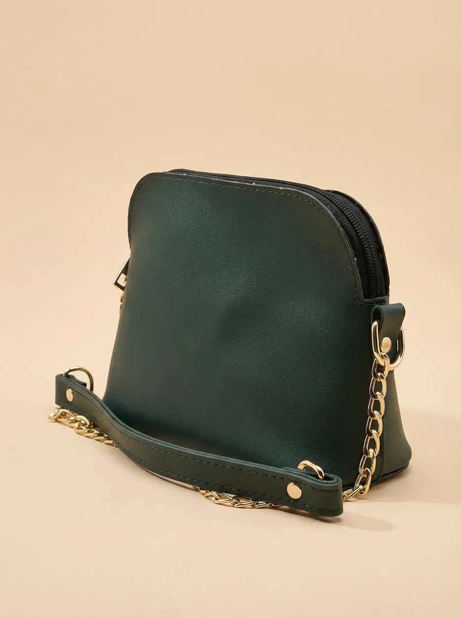 Christ crossbody chain Hand Bag - Olive Green, view 1