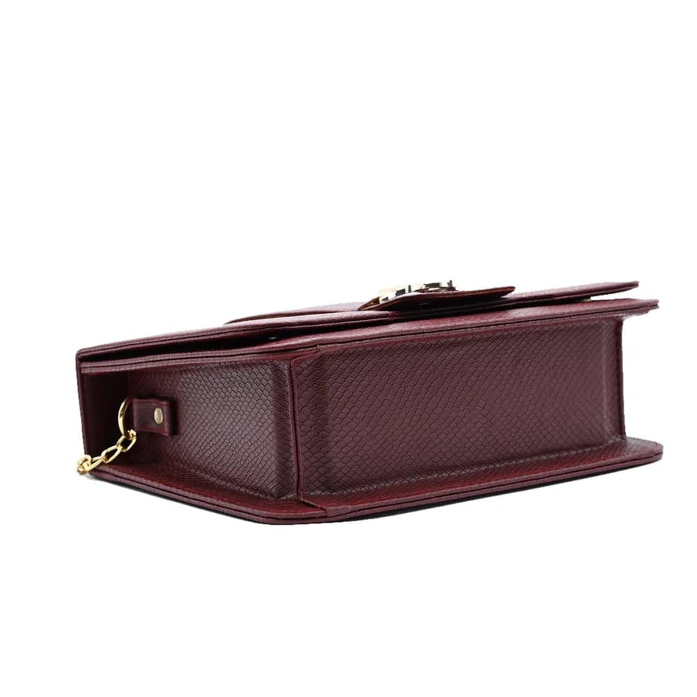 Eclipsa Crossbody Bag - Maroon, view 4