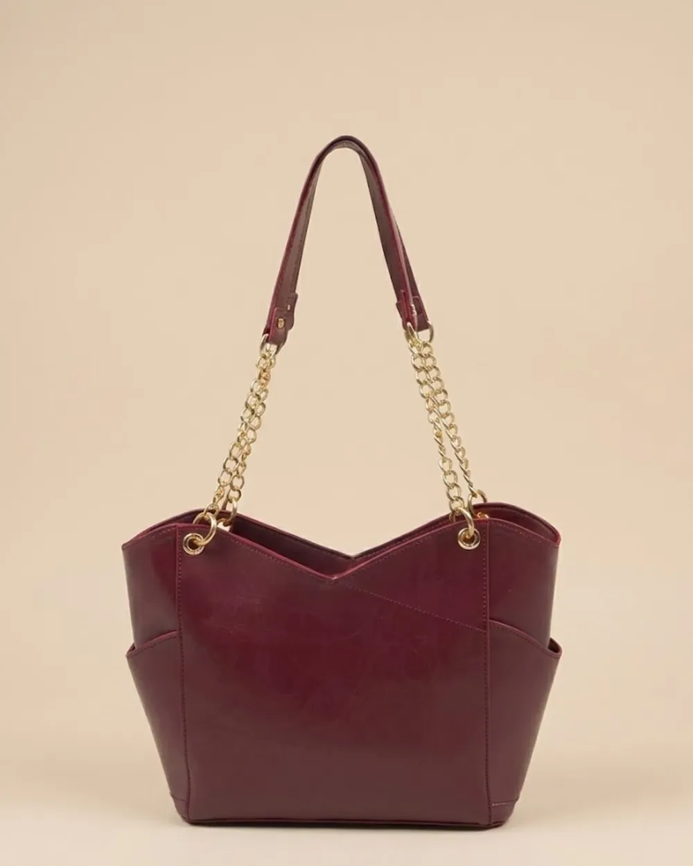 Glamor Tote Bag - Maroon, view 1
