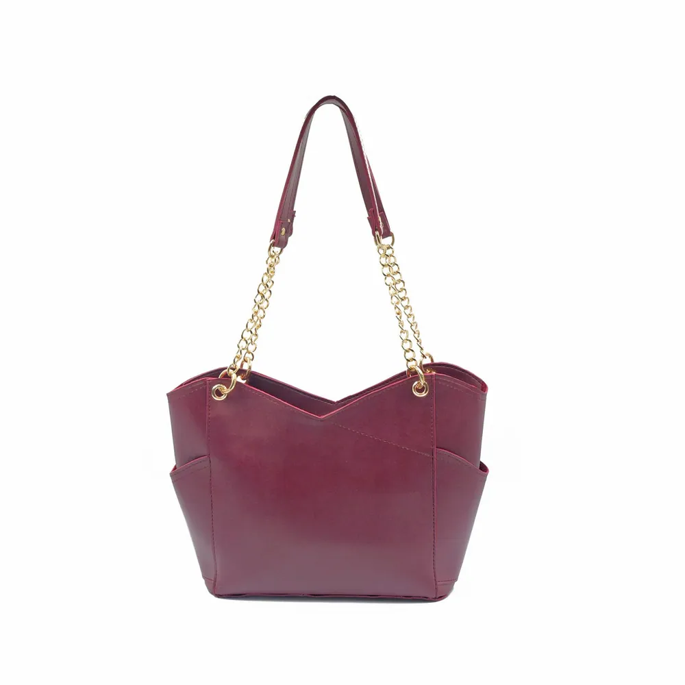 Glamor Tote Bag - Maroon, view 2