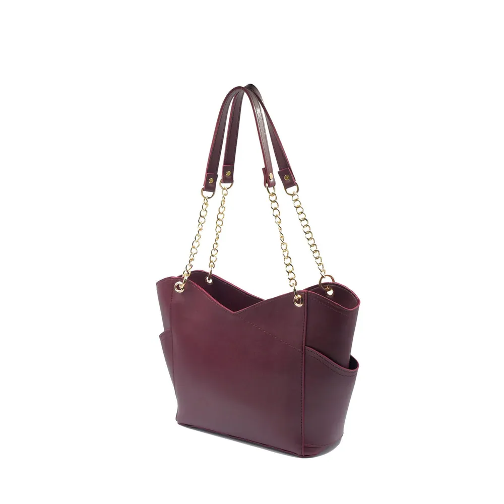 Glamor Tote Bag - Maroon, view 3
