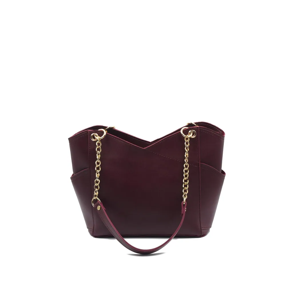 Glamor Tote Bag - Maroon, view 4
