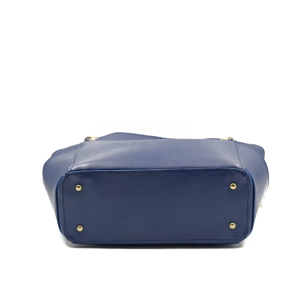 Glamor Tote Bag - Navy Blue, view 5