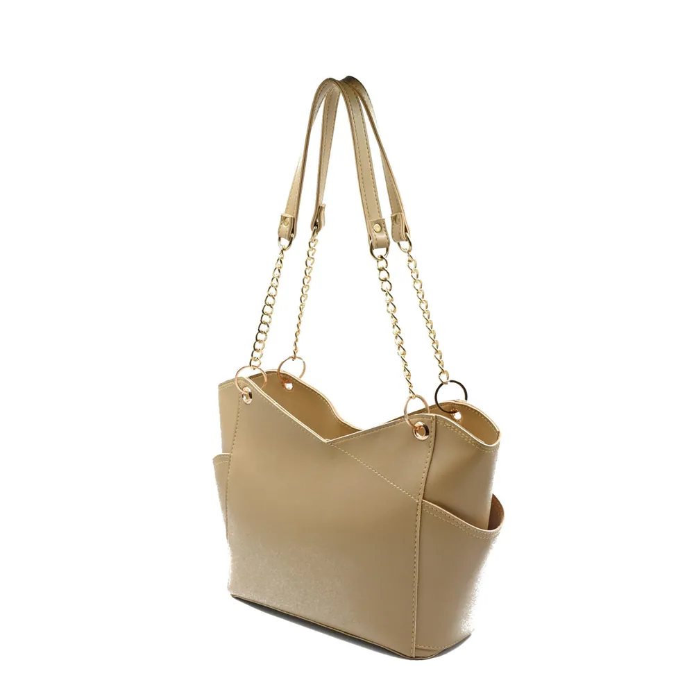Glamor Tote Bag - Skin Beige, view 3