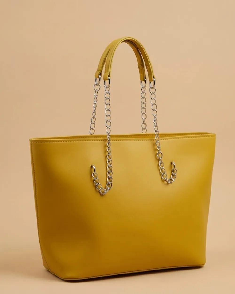 Large Capacity Tote Bag - Yellow, view 1