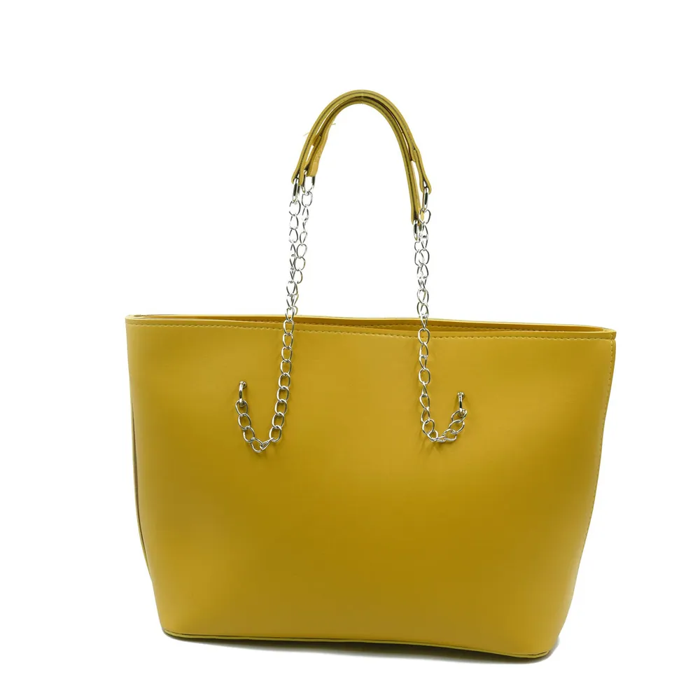 Large Capacity Tote Bag - Yellow, view 2