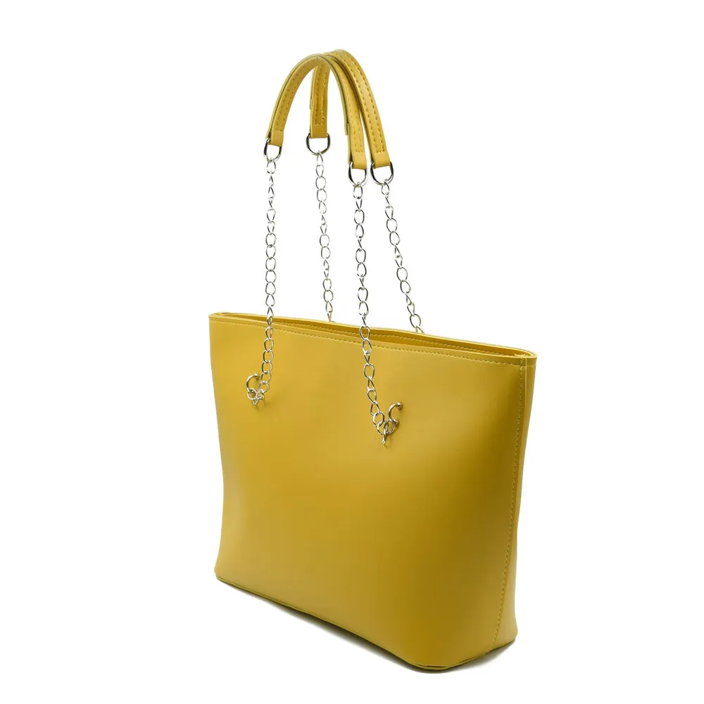 Large Capacity Tote Bag - Yellow, view 3