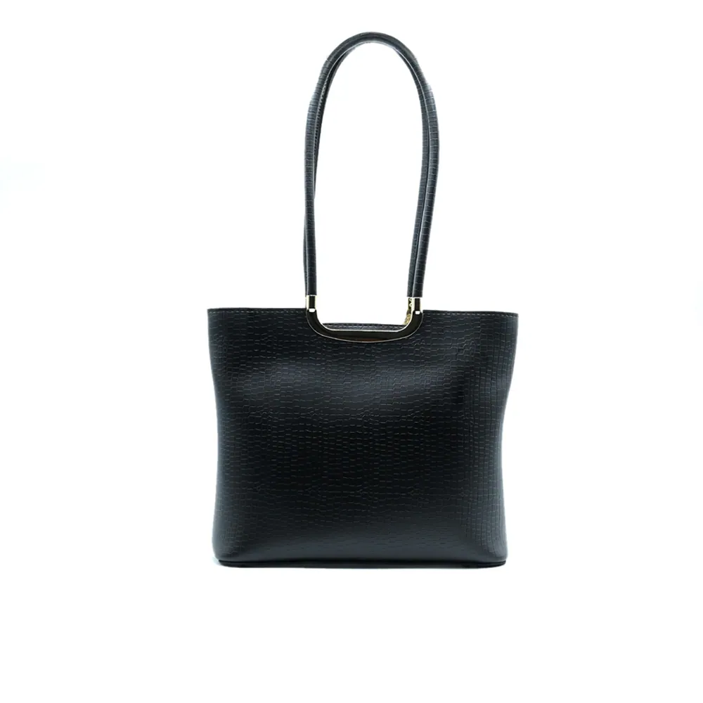 Metro Luxe Tote Set Black, view 4