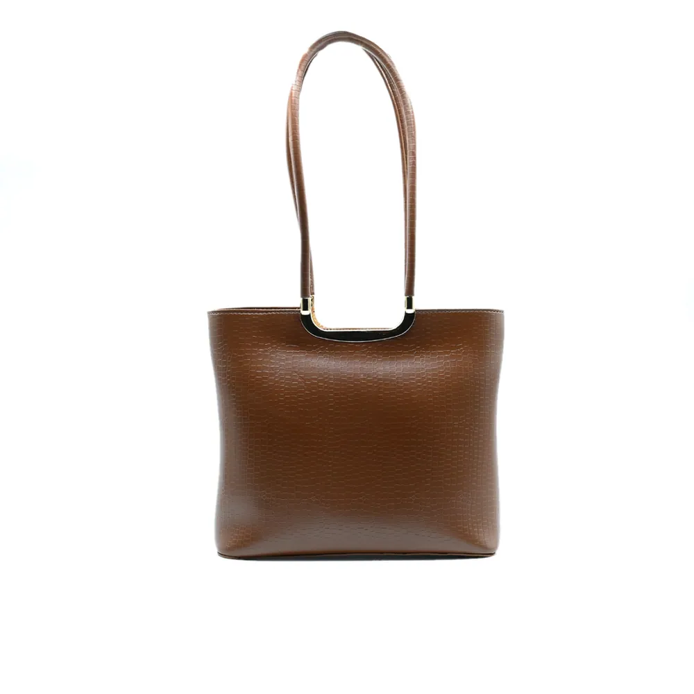 Metro Luxe Tote Set Brown, view 4