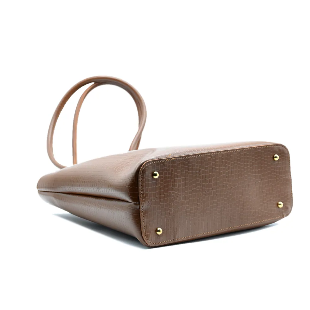 Metro Luxe Tote Set Brown, view 6