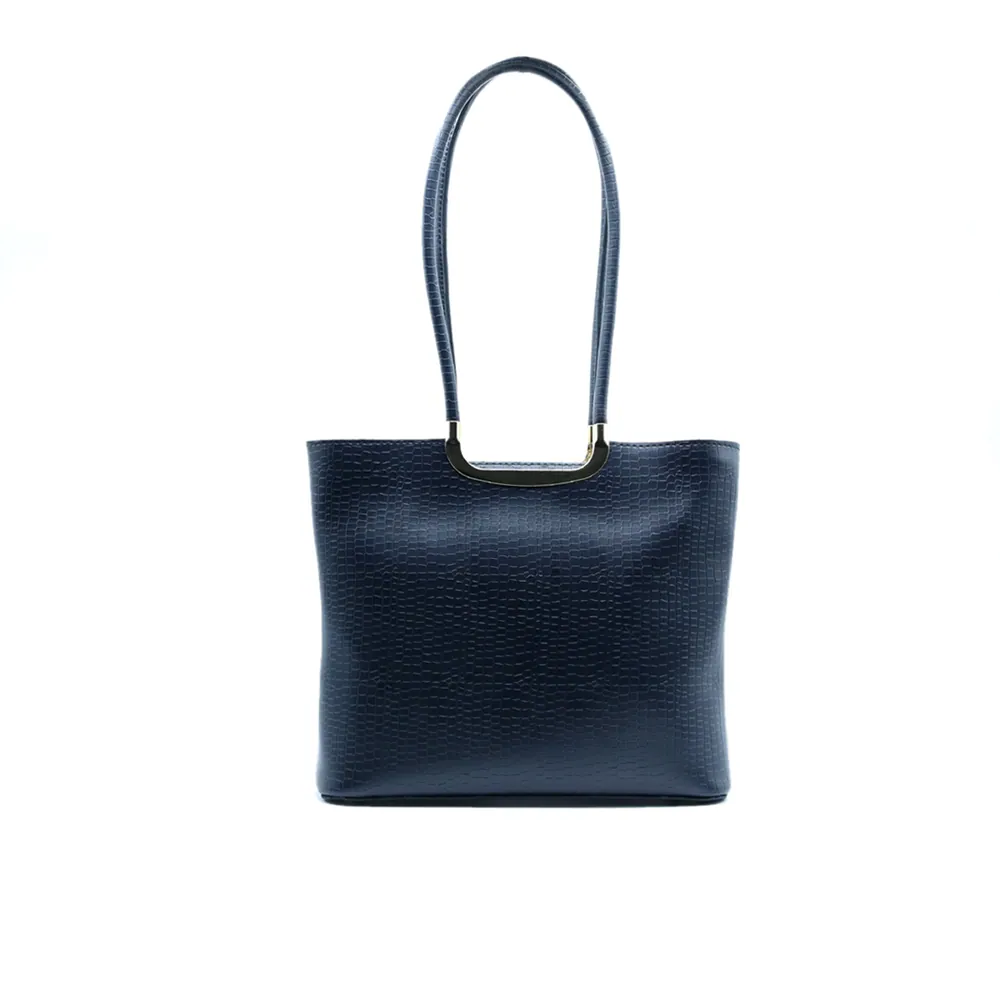 Metro Luxe Tote Set Navy Blue, view 4