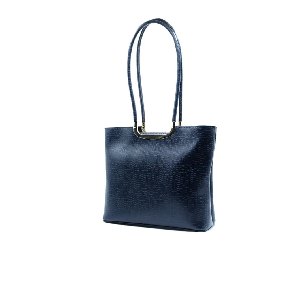 Metro Luxe Tote Set Navy Blue, view 5