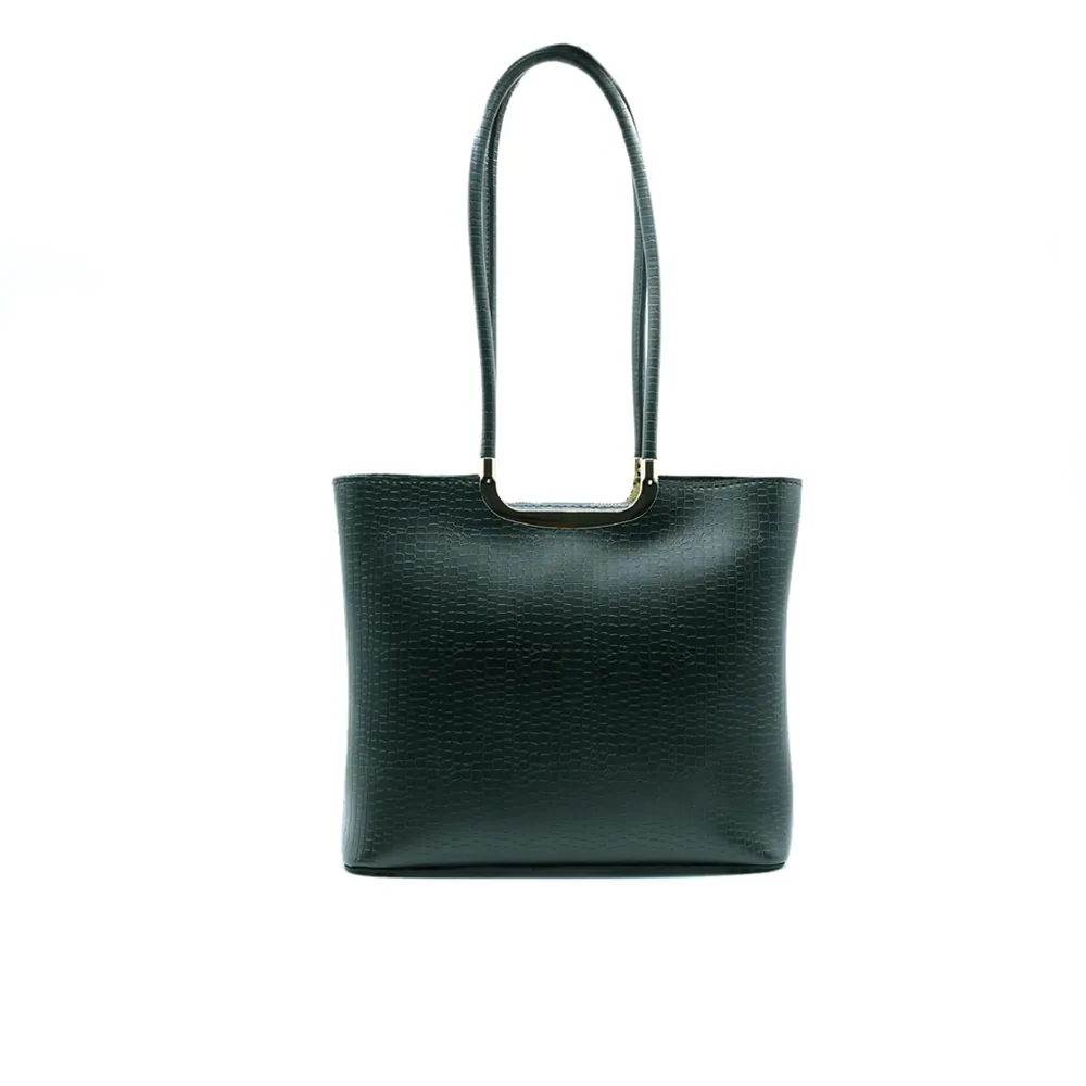 Metro Luxe Tote Set Olive Green, view 4