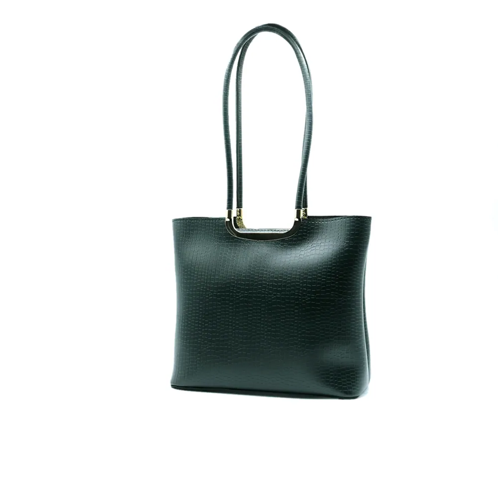 Metro Luxe Tote Set Olive Green, view 5