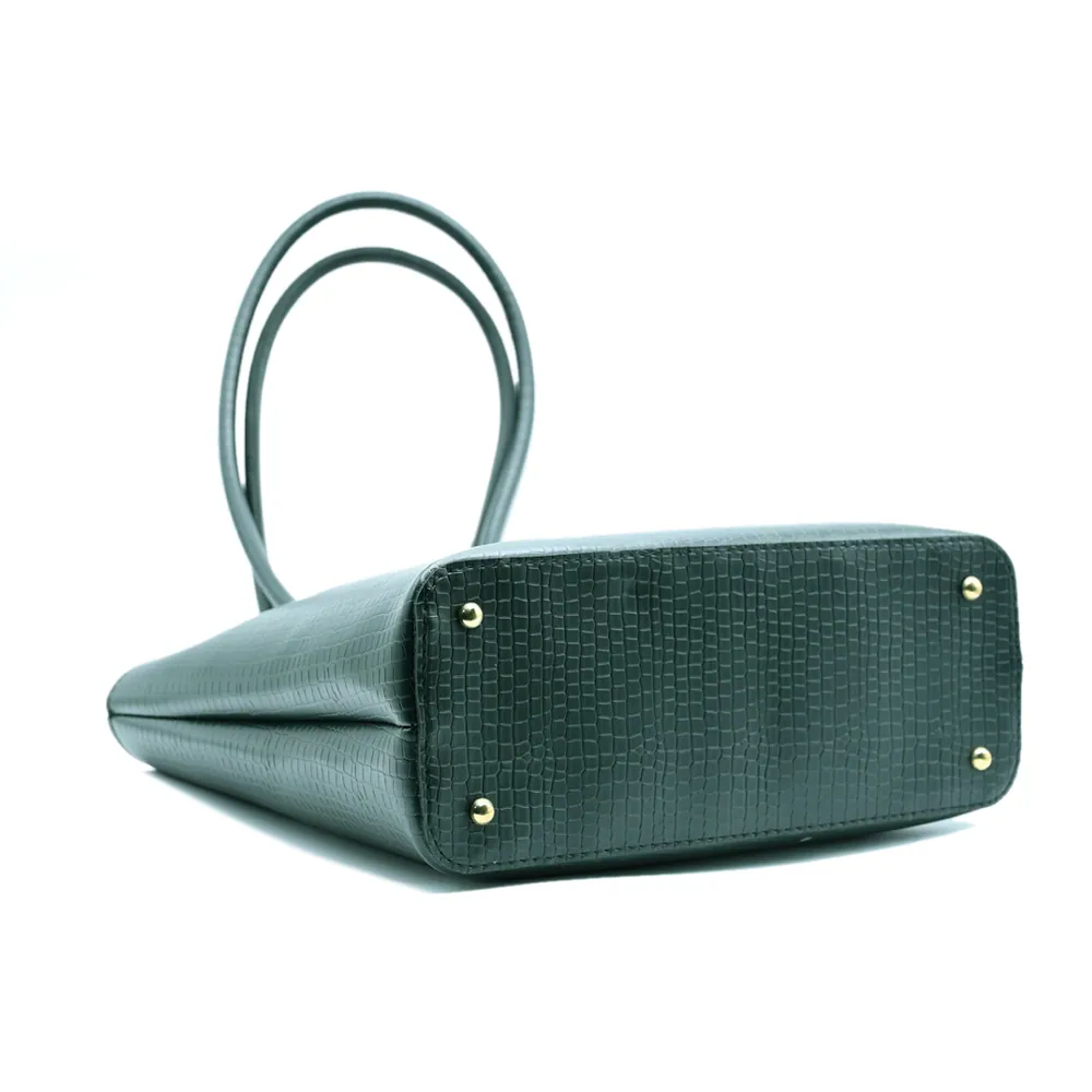 Metro Luxe Tote Set Olive Green, view 6