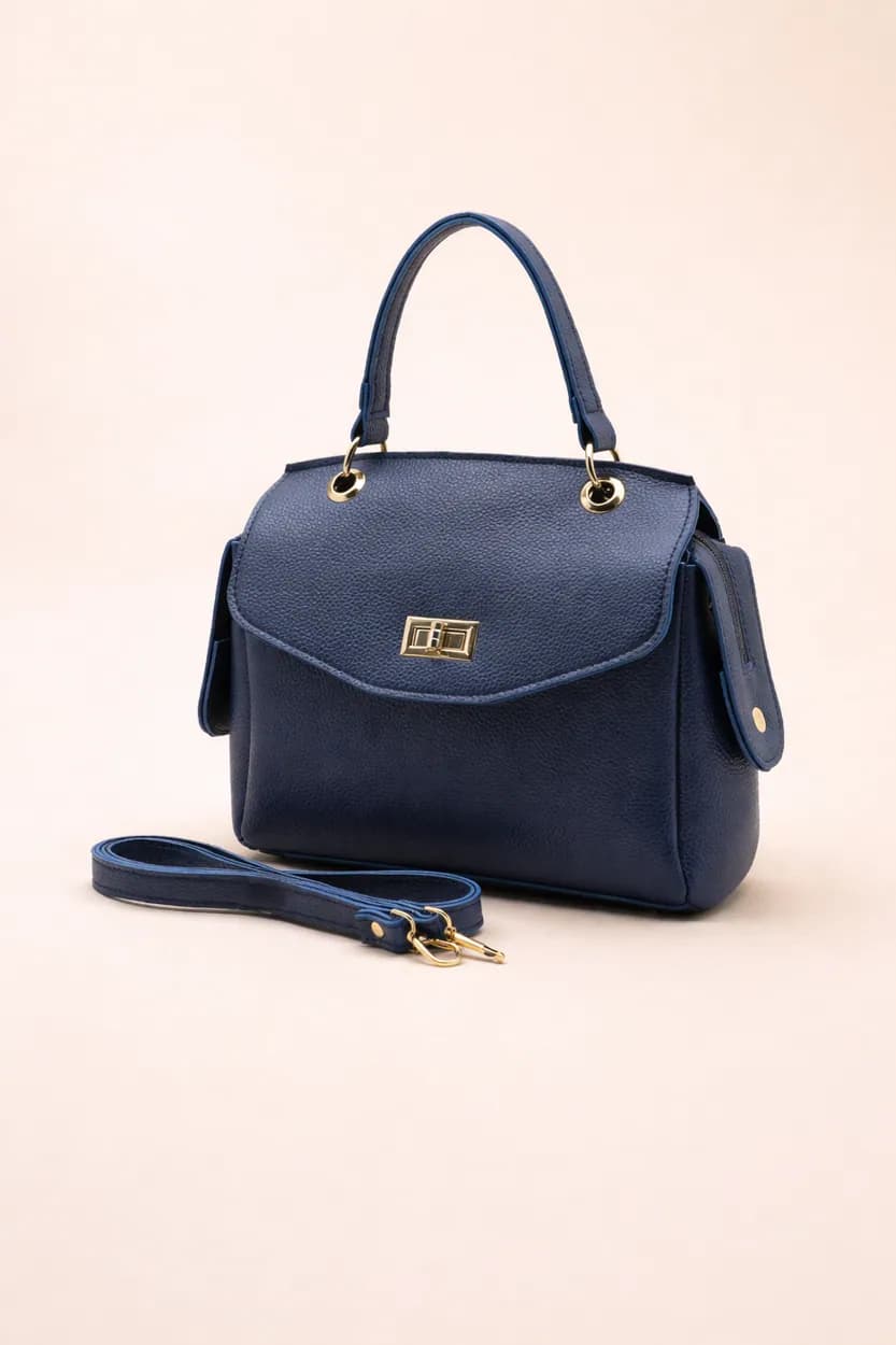 Modern Crossbody handbag - Blue, view 1