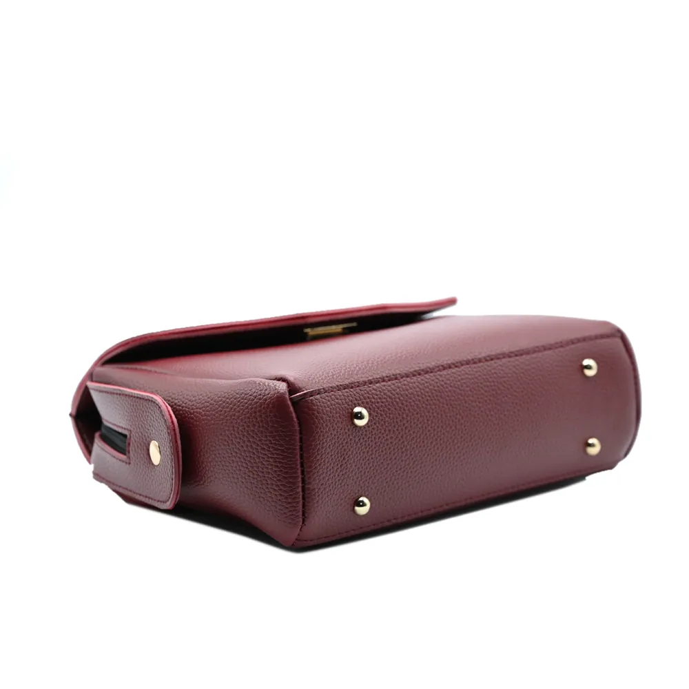 Modern Crossbody handbags - Maroon, view 2