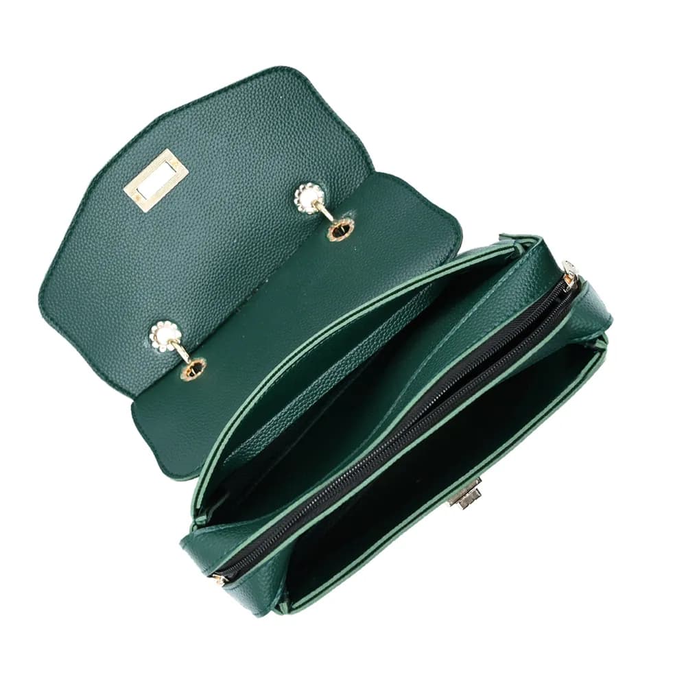 Modern Crossbody handbags - Olive Green, view 2