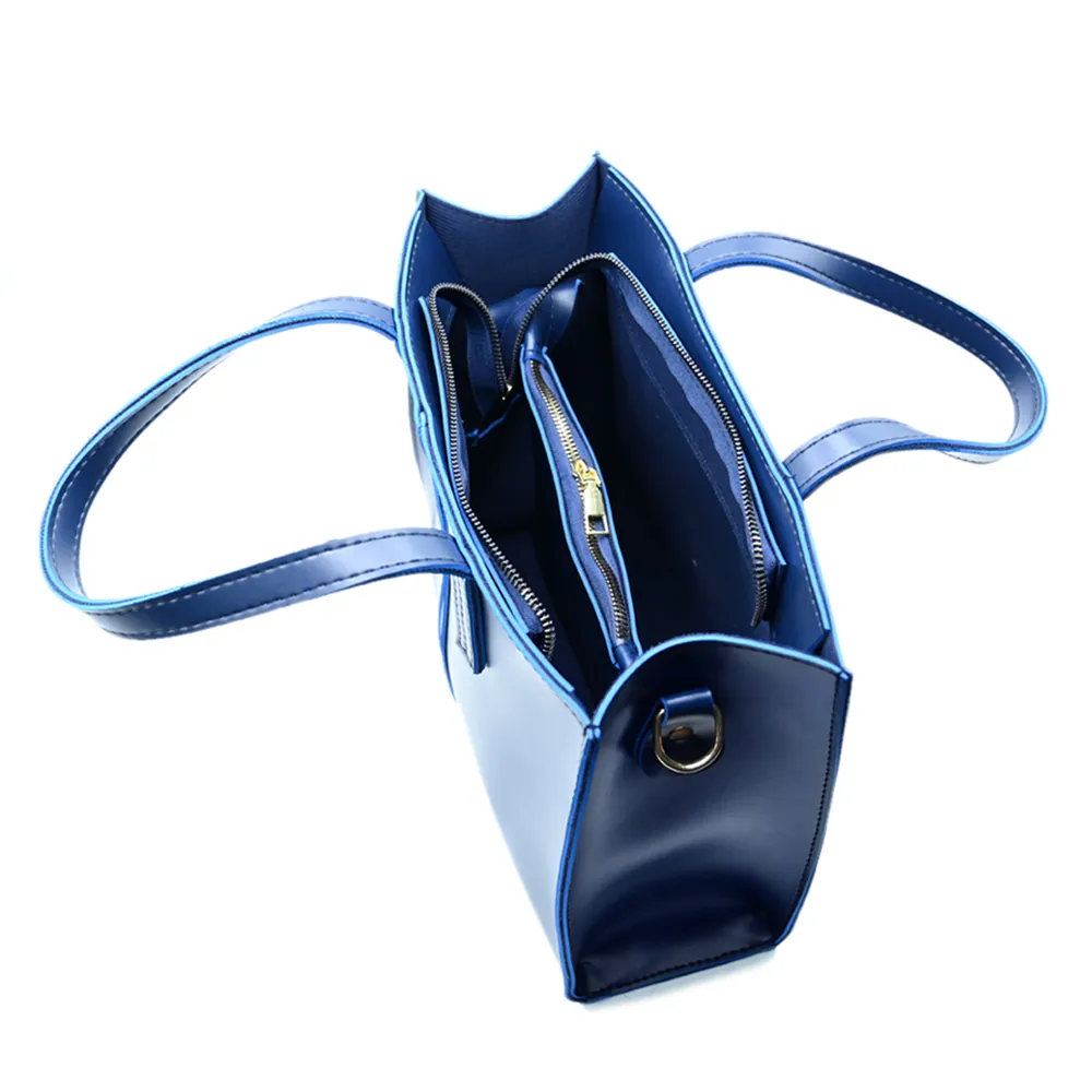 Modern Pocket Tote Navy Blue, view 6