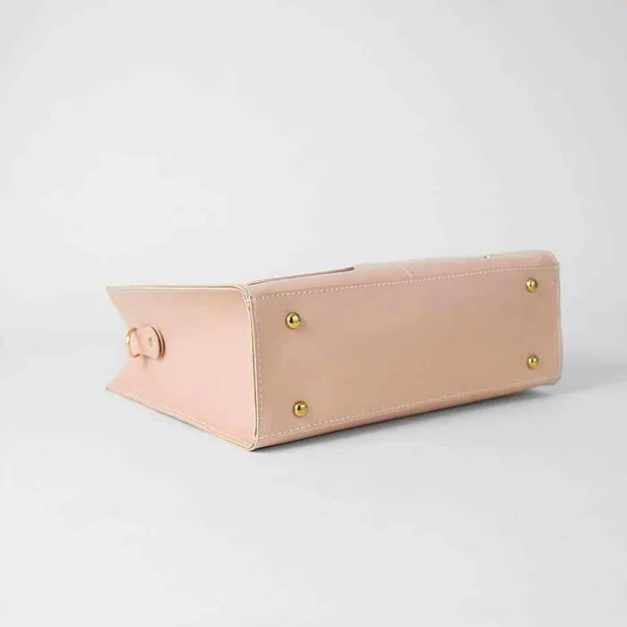 Modern Pocket Tote Peach, view 6