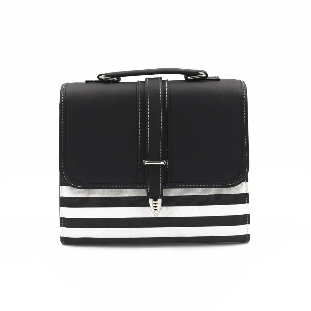 Multi Color Crossbody Bag - Black & White, view 2