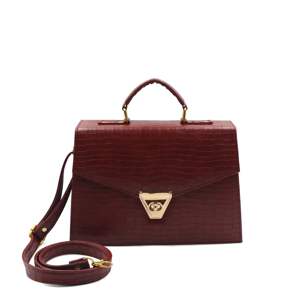 Quaint Crossbody Bag - Maroon, view 2