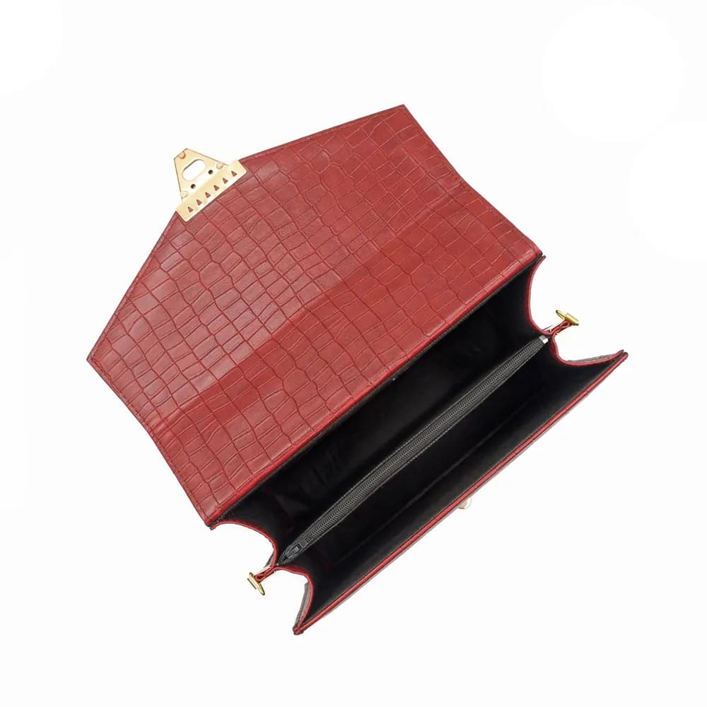 Quaint Crossbody Bag - Maroon, view 4
