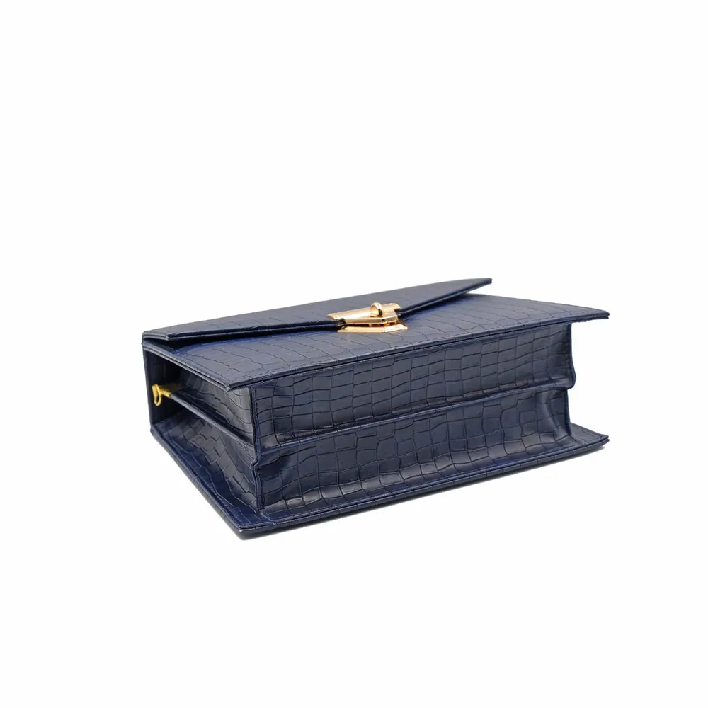 Quaint Crossbody Bag - Navy Blue, view 4