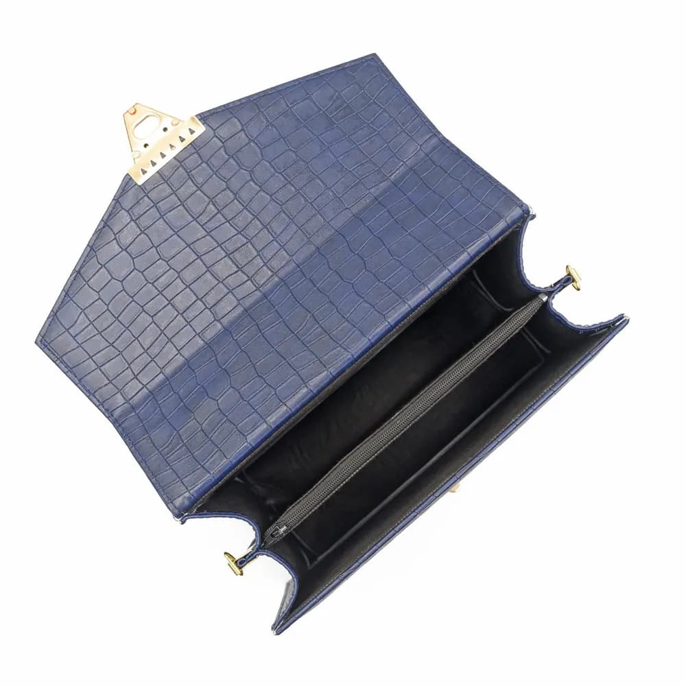 Quaint Crossbody Bag - Navy Blue, view 5