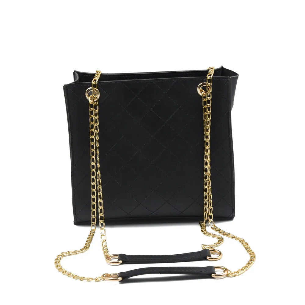 Regalia long chain crossbody Bag - Black, view 2