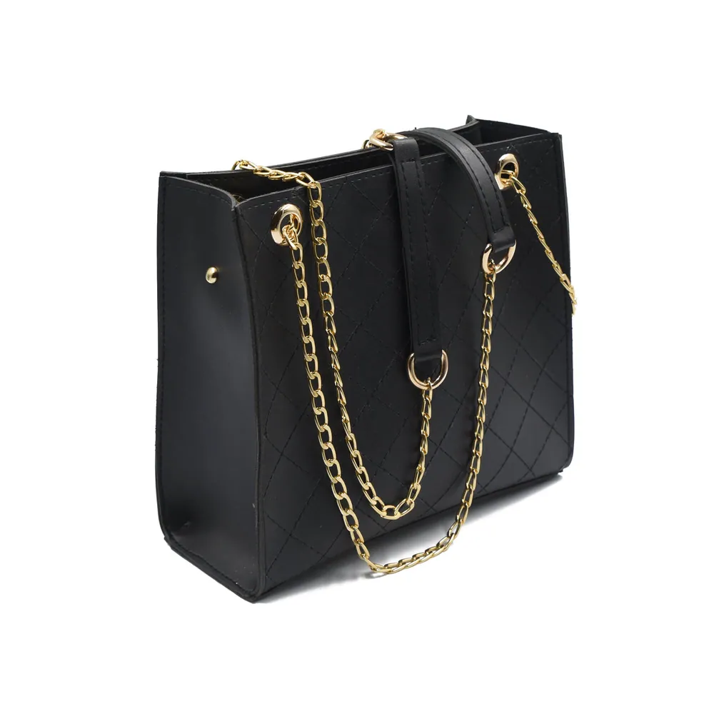 Regalia long chain crossbody Bag - Black, view 3