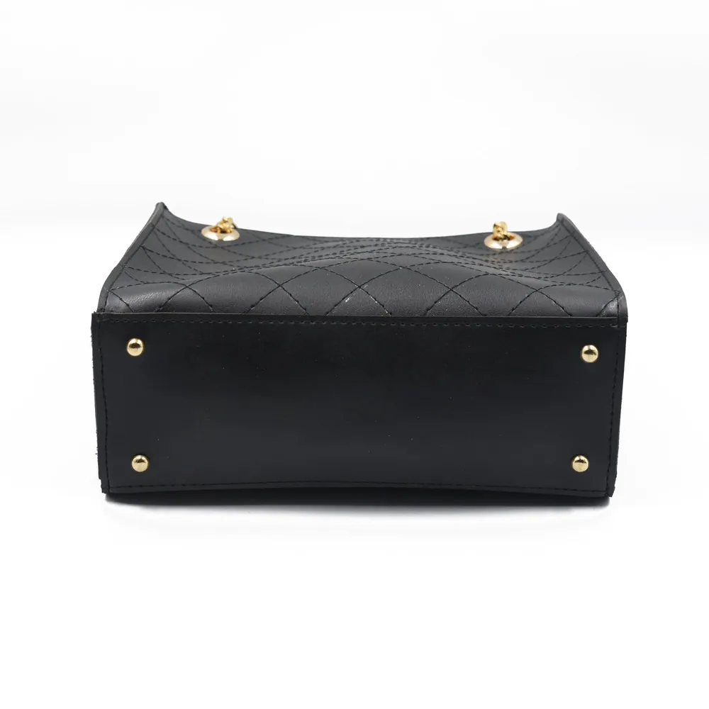 Regalia long chain crossbody Bag - Black, view 4