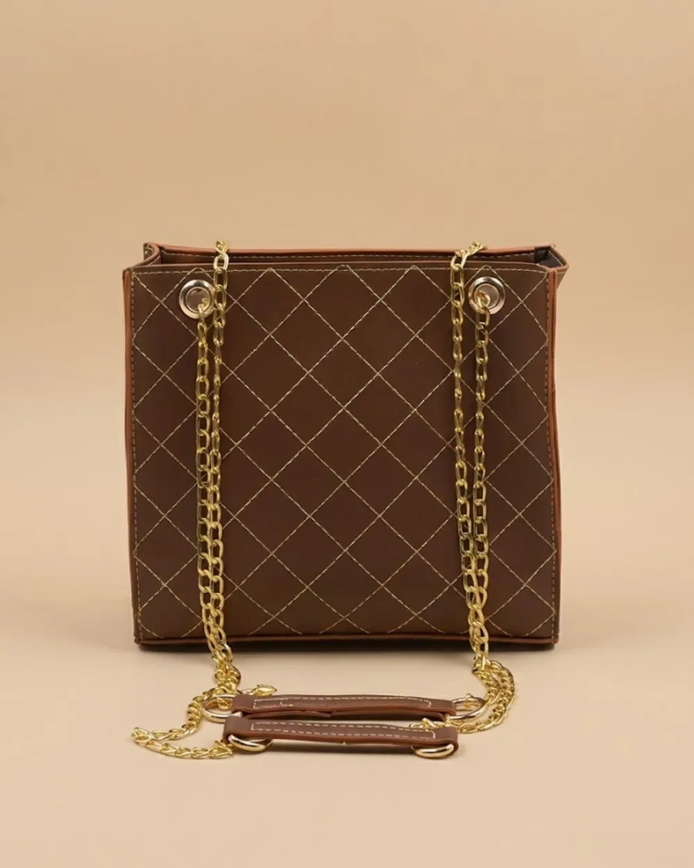 Regalia long chain crossbody Bag - Brown, view 1