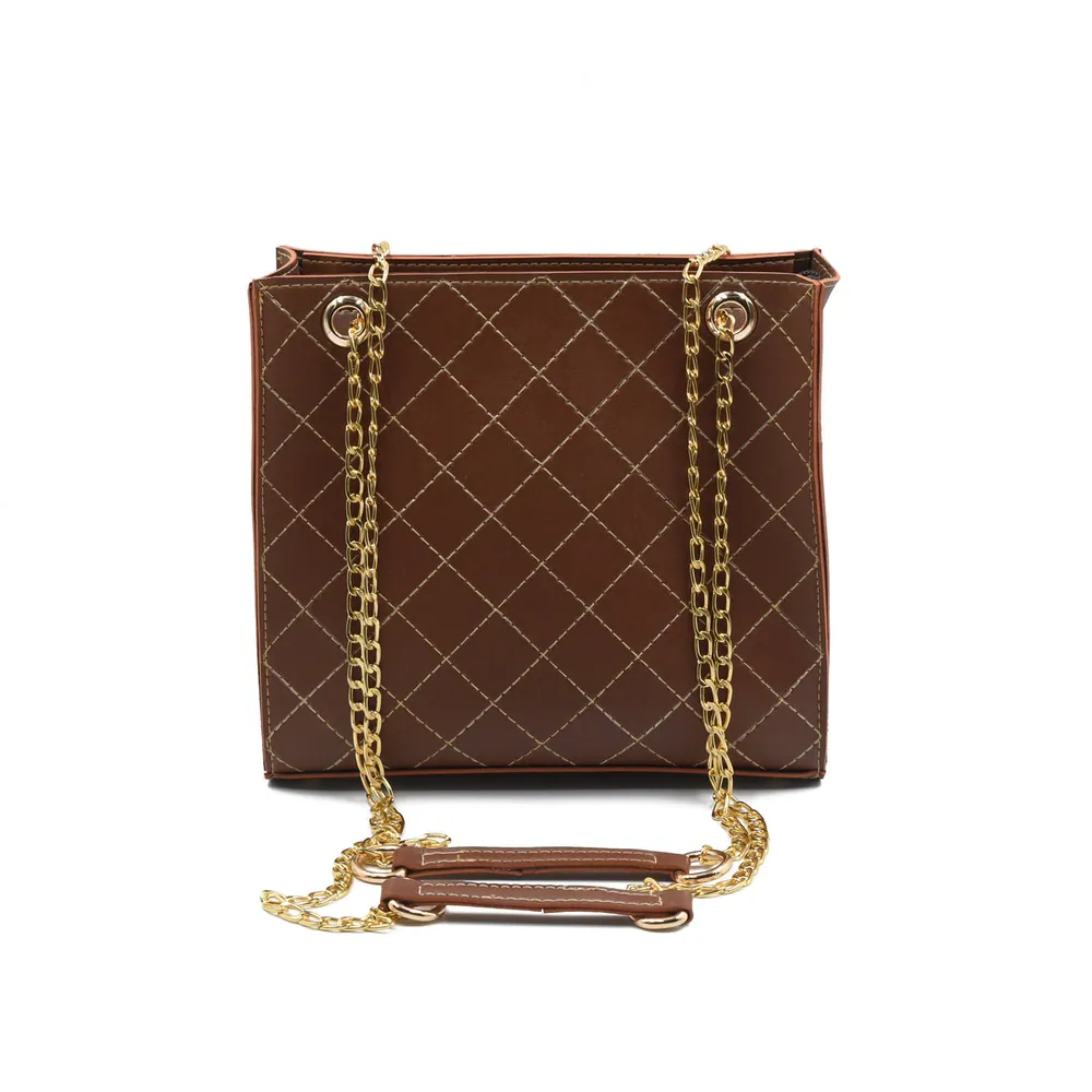 Regalia long chain crossbody Bag - Brown, view 2