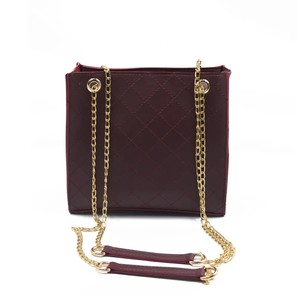 Regalia long chain crossbody Bag - Maroon, view 2