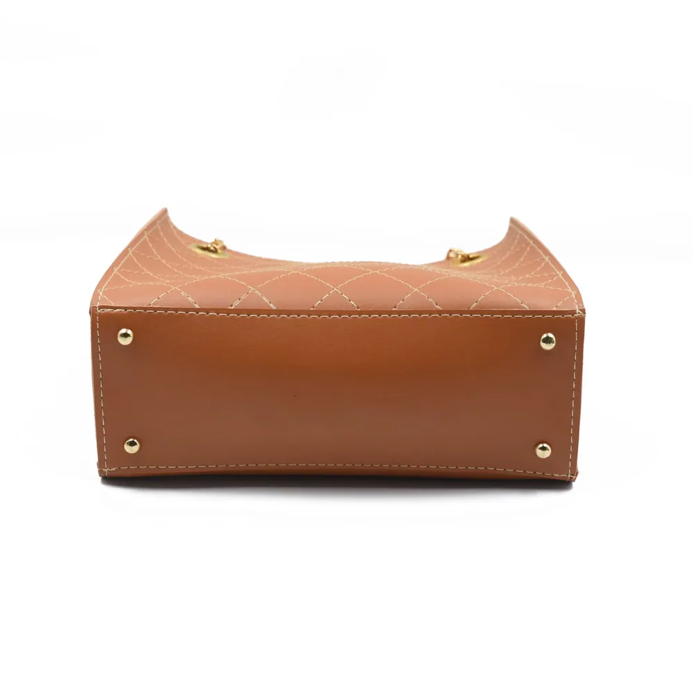 Regalia long chain crossbody Bag - Tang, view 4