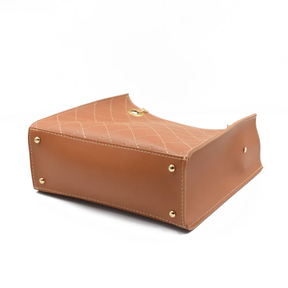 Regalia long chain crossbody Bag - Tang, view 5
