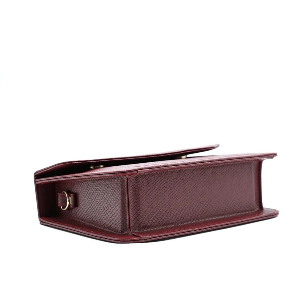 Reglan Crossbody Bag - Maroon, view 4